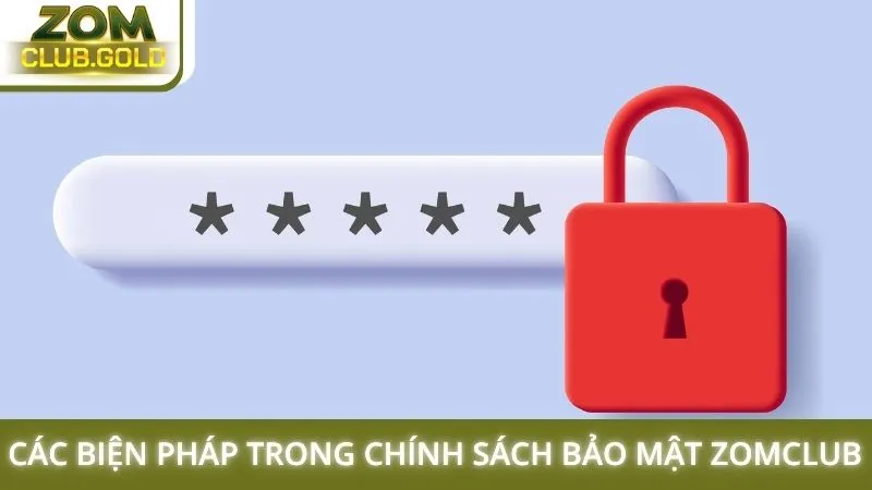 Các biện pháp trong chính sách bảo mật Zomclub