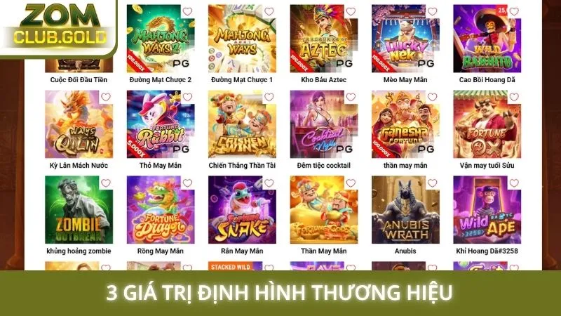 Giới thiệu Zomclub 3 giá trị định hình thương hiệu