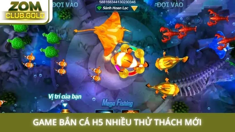 Game bắn cá H5 nhiều thử thách mới